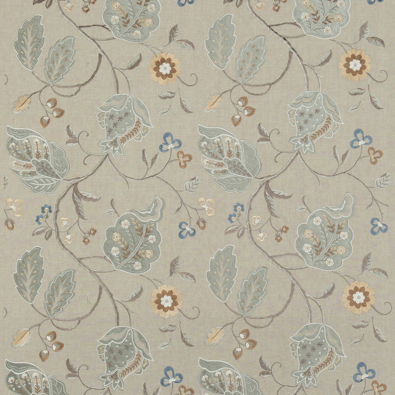 GP &amp; J Baker Calthorpe Aqua Fabric