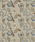 GP & J Baker Elvaston Indigo Fabric
