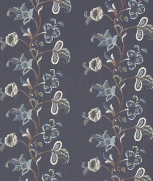 GP & J Baker Cawdor Indigo Fabric