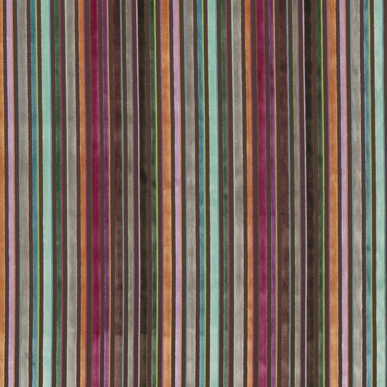 GP &amp; J Baker Cardinal Stripe Jewel Fabric