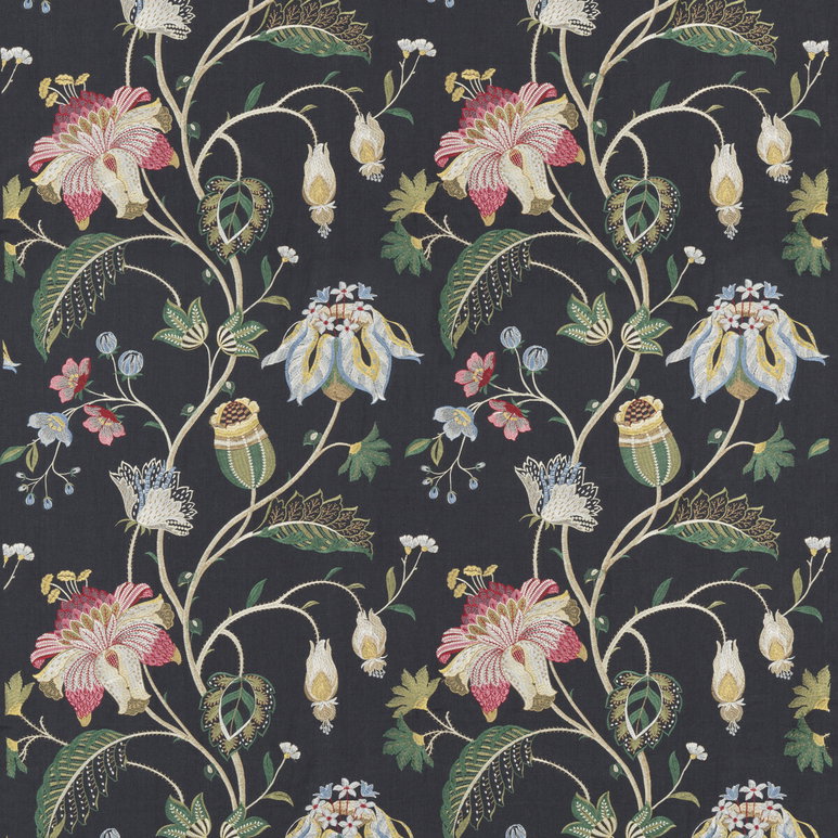 GP &amp; J Baker Therapia Indigo Fabric