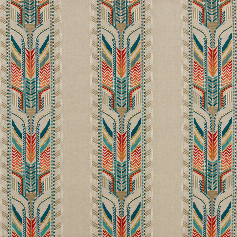 GP &amp; J Baker Trebizond Teal Fabric
