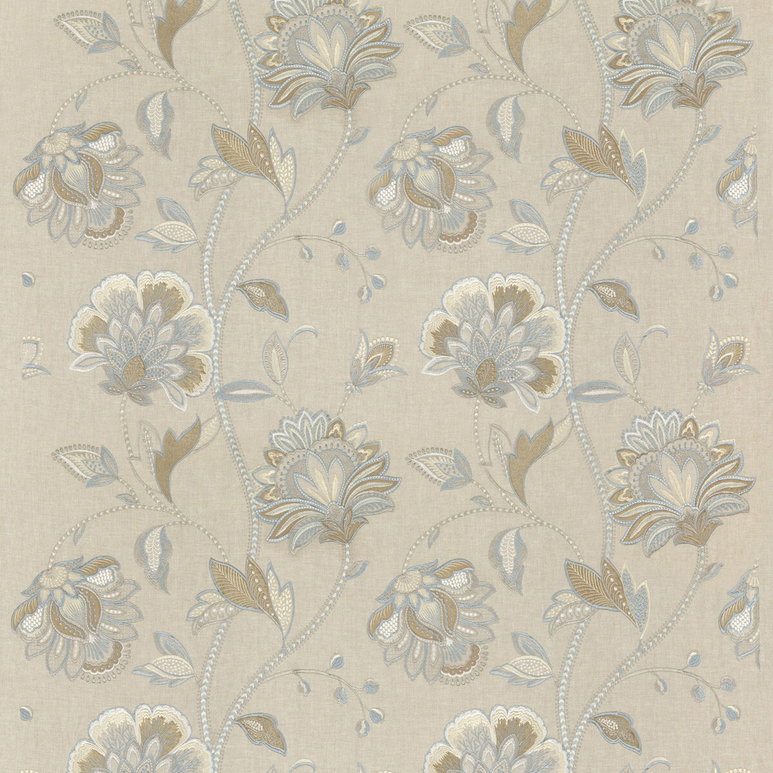 GP &amp; J Baker Ormesby Soft Blue Fabric