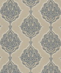 GP & J Baker Montacute Indigo Fabric