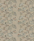 GP & J Baker Alderwood Teal Fabric