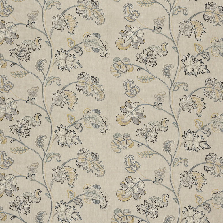 GP &amp; J Baker Alderwood Soft Blue Fabric