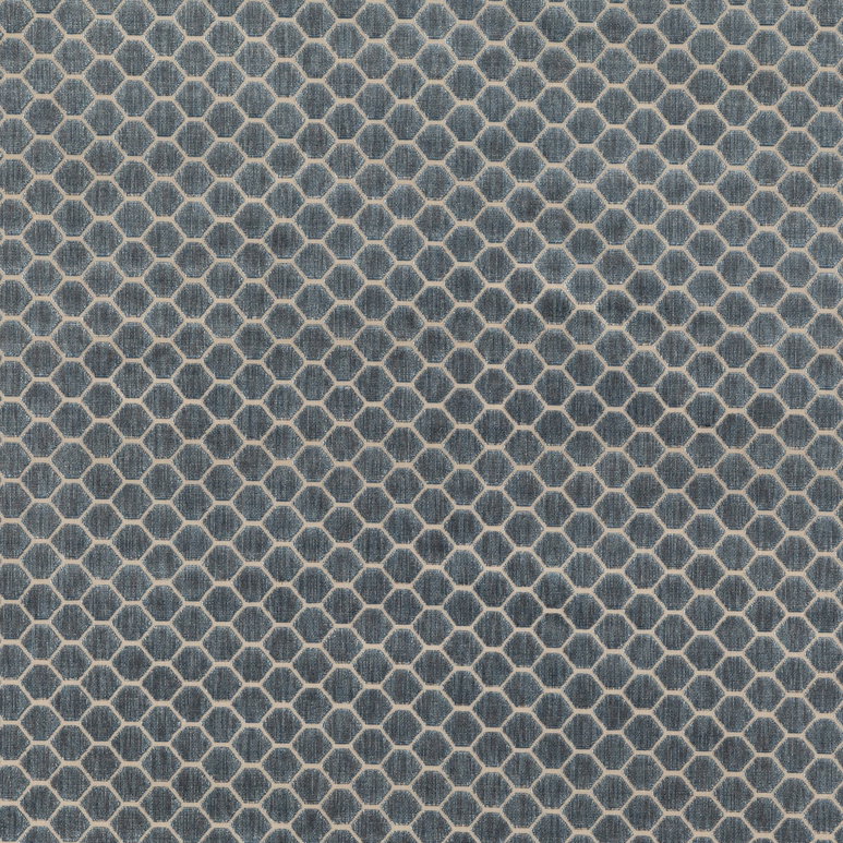 GP &amp; J Baker Swanbourne Blue Fabric