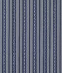 GP & J Baker Kilim Stripe Blue Fabric