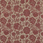 GP & J Baker Berwick Red Fabric
