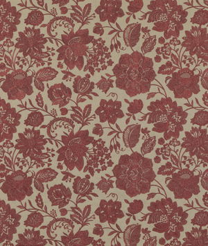GP & J Baker Berwick Red Fabric