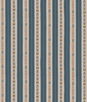GP & J Baker Ashlar Stripe Blue Fabric