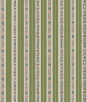GP & J Baker Ashlar Stripe Emerald Fabric