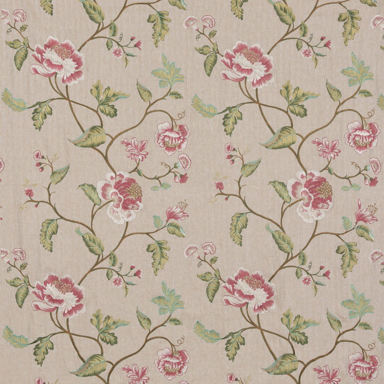 GP &amp; J Baker Lavenham Rose Fabric