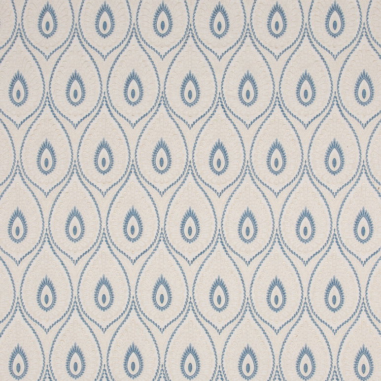 GP &amp; J Baker Ashmore Blue Fabric