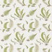 GP & J Baker Ferns Embroidery Green Fabric