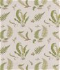 GP & J Baker Ferns Embroidery Green/Natural Fabric