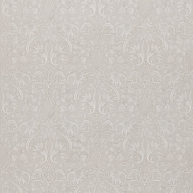 GP &amp; J Baker Fritillerie Embroidery Ivory Fabric