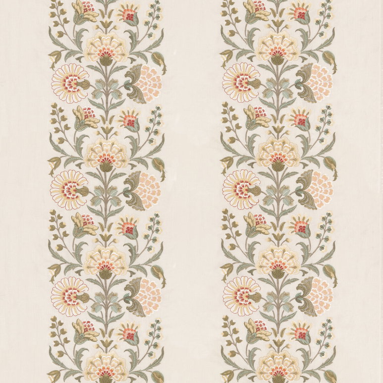 GP &amp; J Baker Annesley Coral Fabric