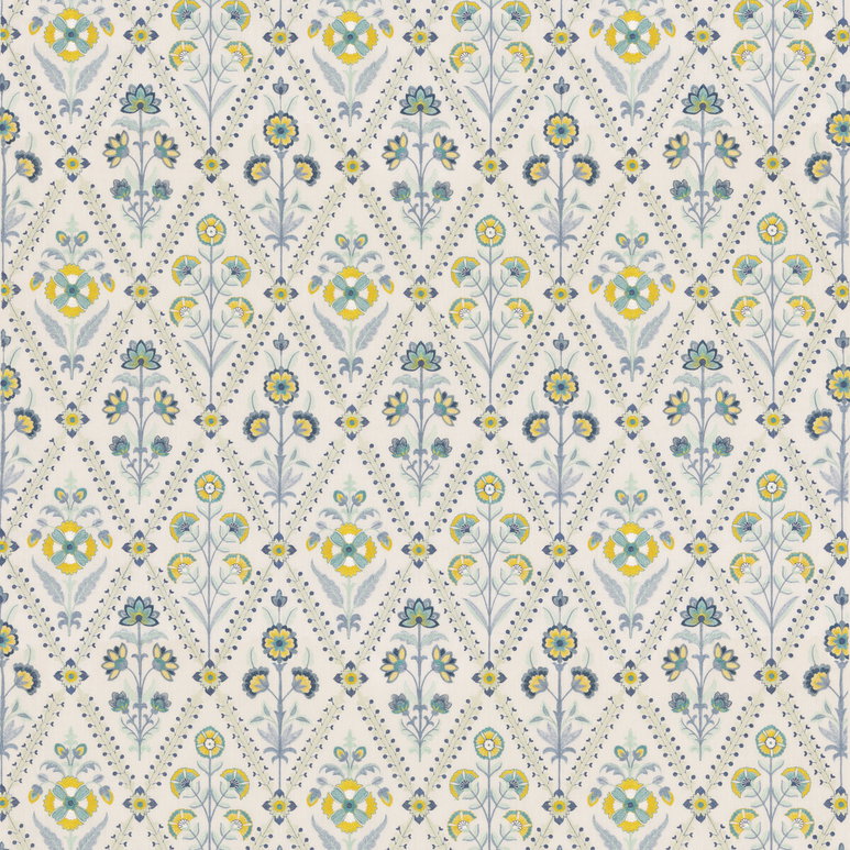 GP &amp; J Baker Perrycroft Blue Fabric