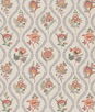 GP & J Baker Burford Embroidery Blue/Red Fabric