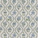 GP & J Baker Burford Embroidery Blue/Emerald Fabric