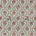 GP & J Baker Burford Embroidery Emerald/Red Fabric