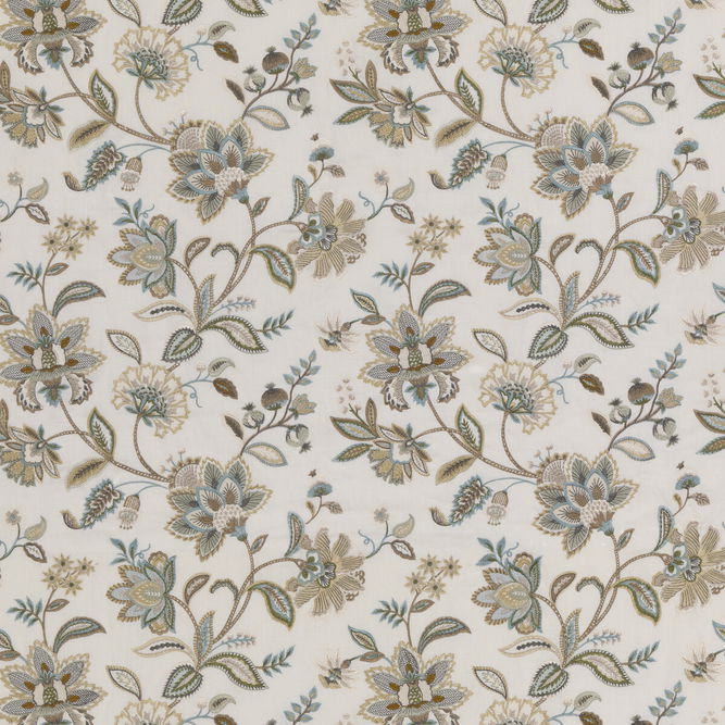 GP &amp; J Baker Langley Aqua Fabric