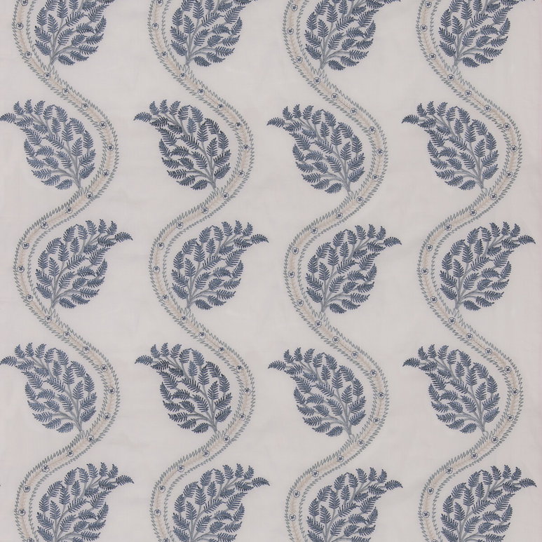 GP &amp; J Baker Filkins Blue Fabric
