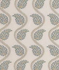 GP & J Baker Filkins Sage/Aqua Fabric