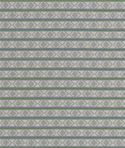 GP & J Baker Burford Stripe Blue/Green Fabric