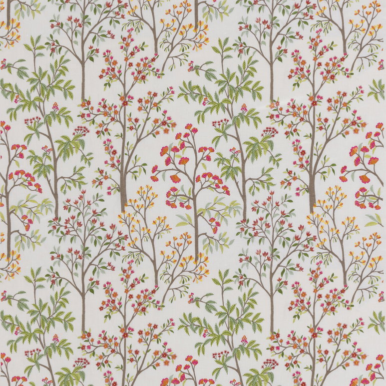 GP &amp; J Baker Penally Red/Green Fabric