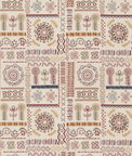 GP & J Baker Spin Off Red/Green Fabric