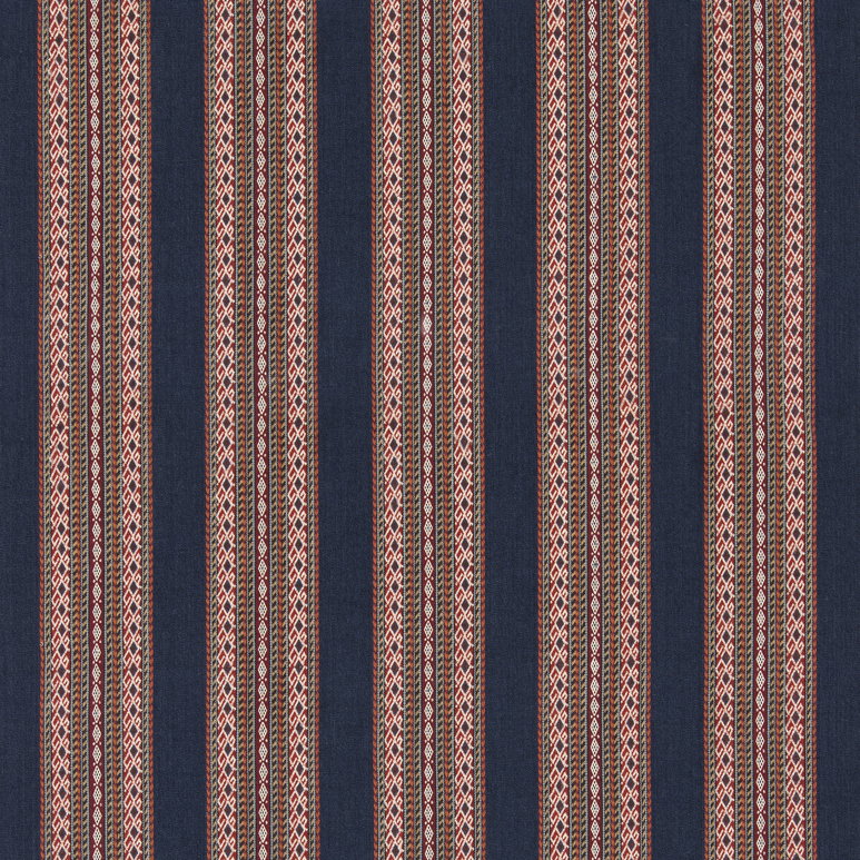 GP &amp; J Baker Worlds Apart Indigo Fabric