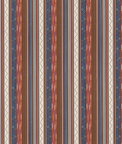 GP & J Baker Runaway Coral/Indigo Fabric