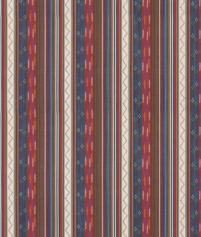 GP & J Baker Runaway Indigo/Red Fabric