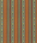 GP & J Baker Bunty Orange/Green Fabric