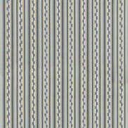 GP & J Baker Halki Stripe Teal/Ochre Fabric