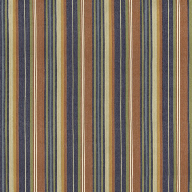 GP &amp; J Baker Petra Stripe Red/Blue Fabric