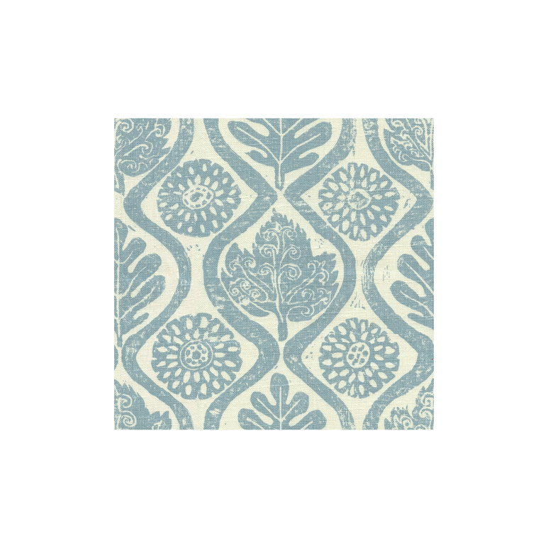 Lee Jofa Oakleaves Blue Fabric