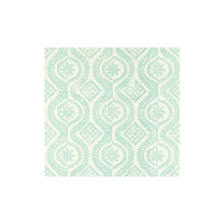 Lee Jofa Damask Aqua Fabric