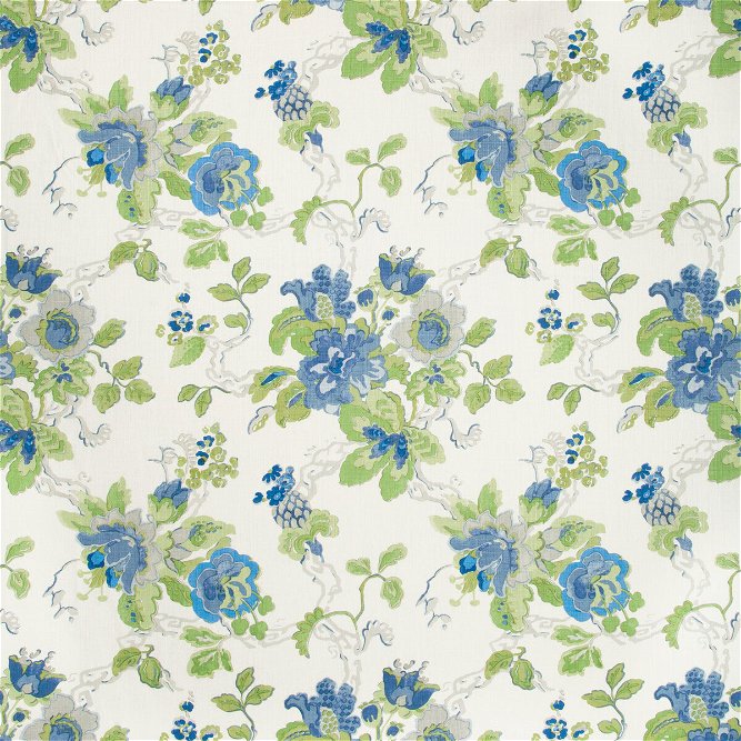 Lee Jofa Parnham Cornflower/Lime Fabric