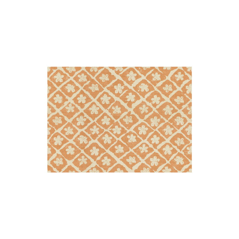 Lee Jofa Pomeroy Pumpkin/Natural Fabric
