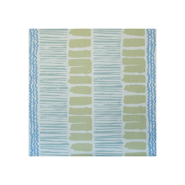 Lee Jofa Saltaire Light Green/Aqua/Cornflower Fabric
