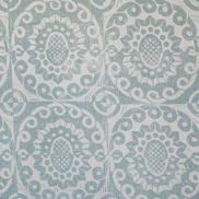 Lee Jofa Pineapple On Oatmeal Aqua Fabric