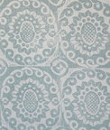 Lee Jofa Pineapple On Oatmeal Aqua Fabric