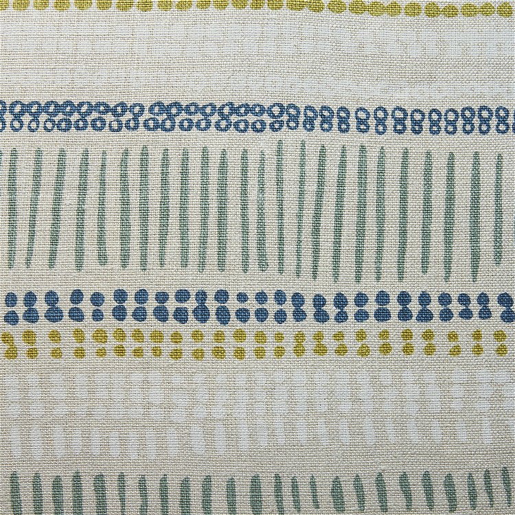Lee Jofa Saybrook Blue/Aqua/Lime Fabric