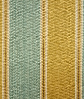 Lee Jofa Launceton Stripe Olive/Aqua Fabric