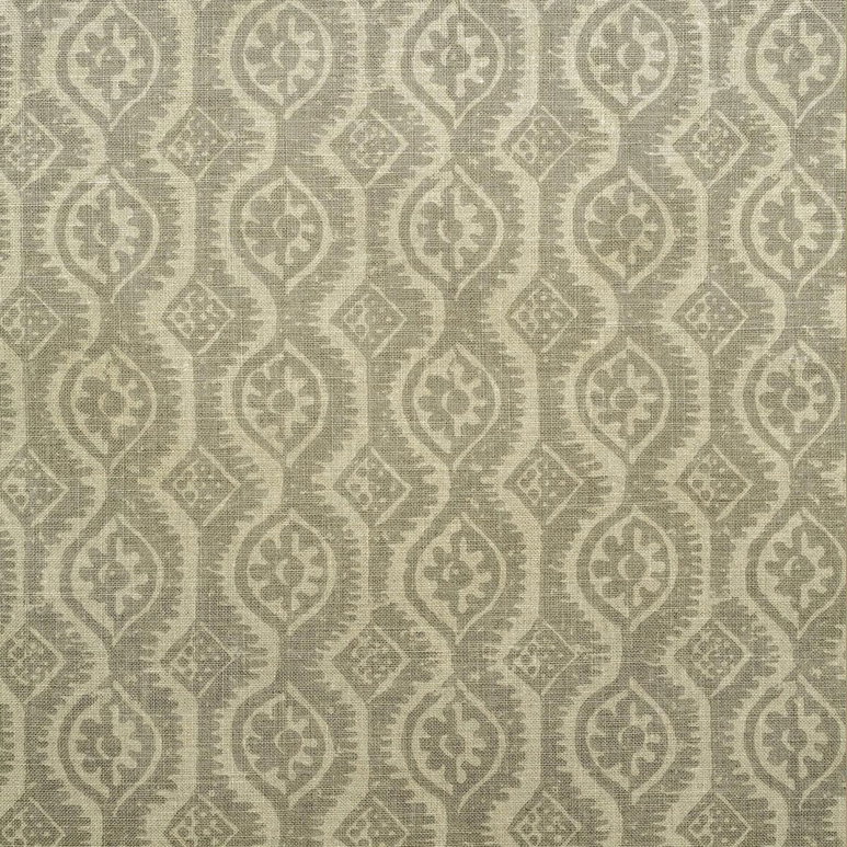 Lee Jofa Small Damask Grey Fabric