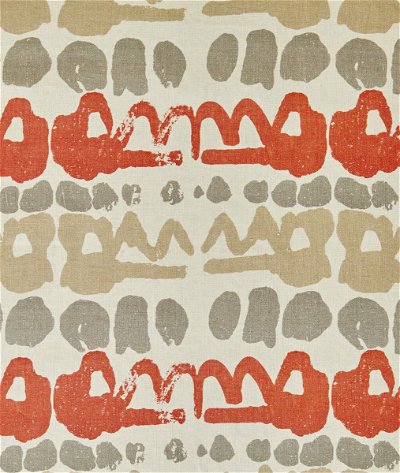Lee Jofa Altamira Red/Grey Fabric