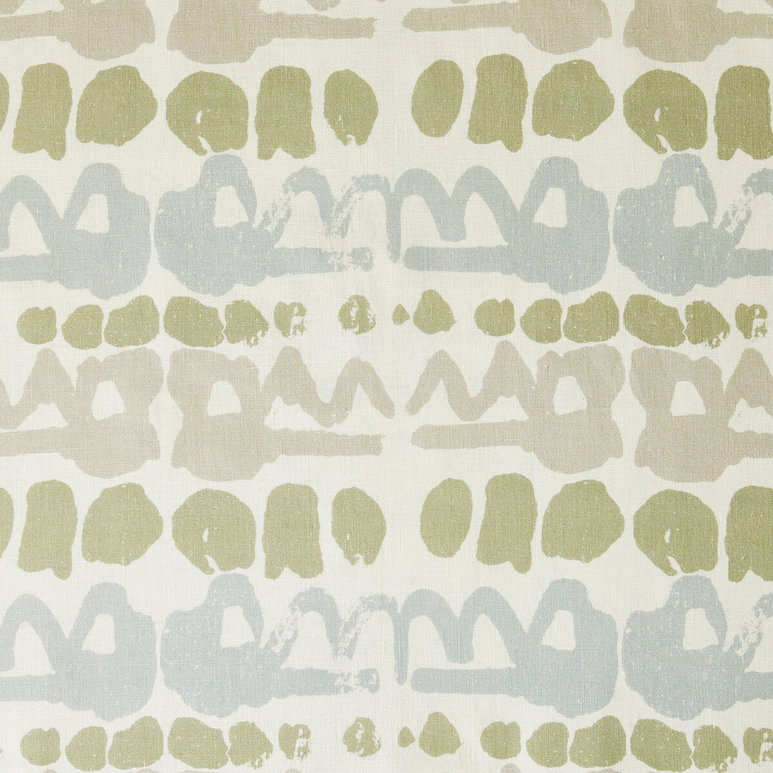 Lee Jofa Altamira Green/Stone Fabric